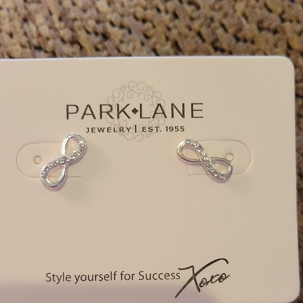 Park Lane Silver Infinity Earrings